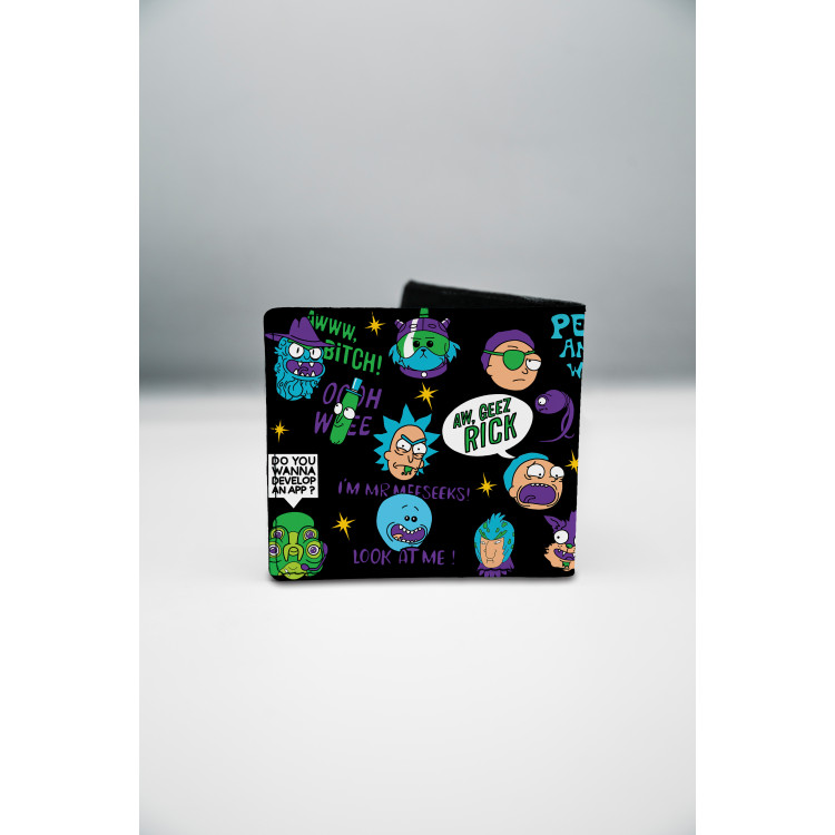 خرید کیف پول ونگارد - طرح Rick and Morty Adventures
